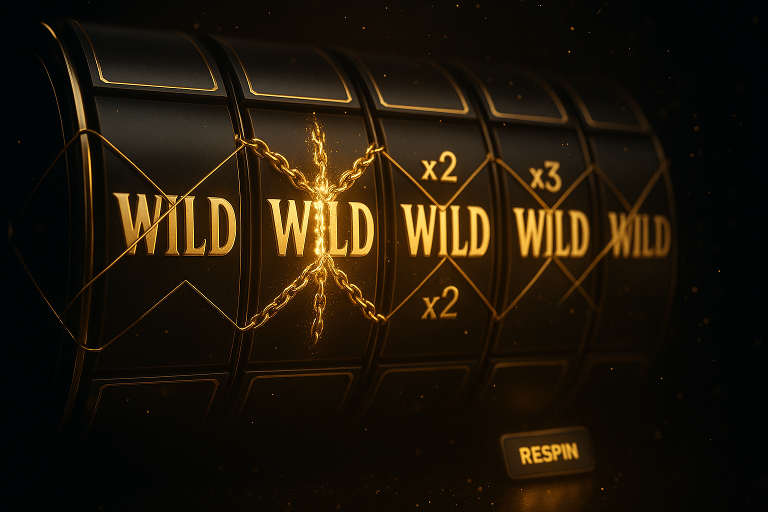 ภาพอธิบายฟีเจอร์ Sticky Wilds สล็อต ว่าสัญลักษณ์ไวลด์คงอยู่ช่วยเพิ่มโอกาสชนะและตัวคูณ
